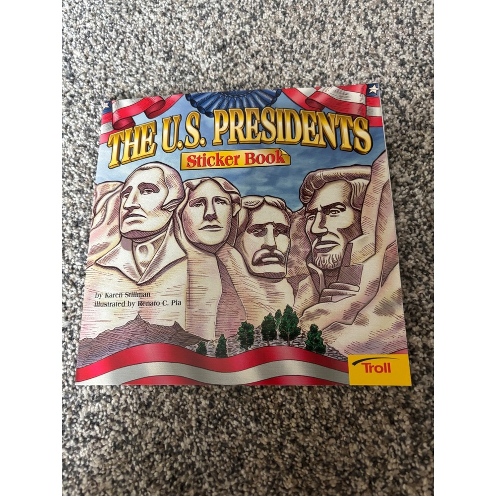 Troll The U.S. Presidents Sticker Book Karen Stillman History Activity Book